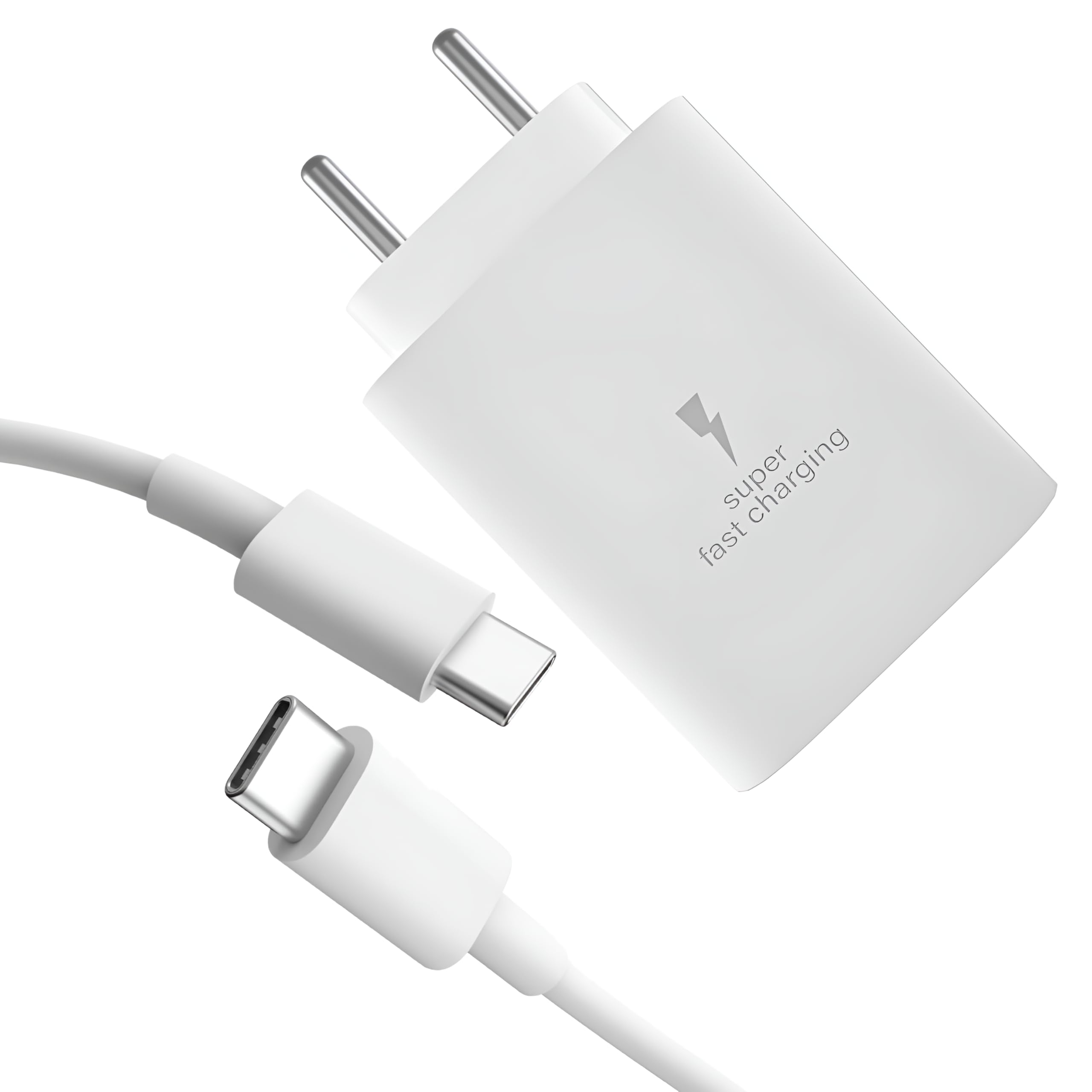 25W Charger with Type C to C Cable Compatible with Samsung Galaxy M06/M05/M16/M15/M36/M35/A16/F06/A36/M14/F14/A14/M34/F34/A34/F35/S25/S24/S23/Tablet/Pad/Super Fast Charging Quick Charge/White-picture-35