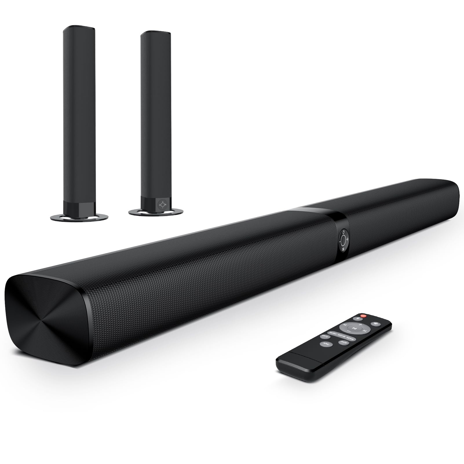 GarageRock Barra de Sonido para televisores, Barra de Sonido Divisible 2 en 1 con Ajuste automático del Volumen