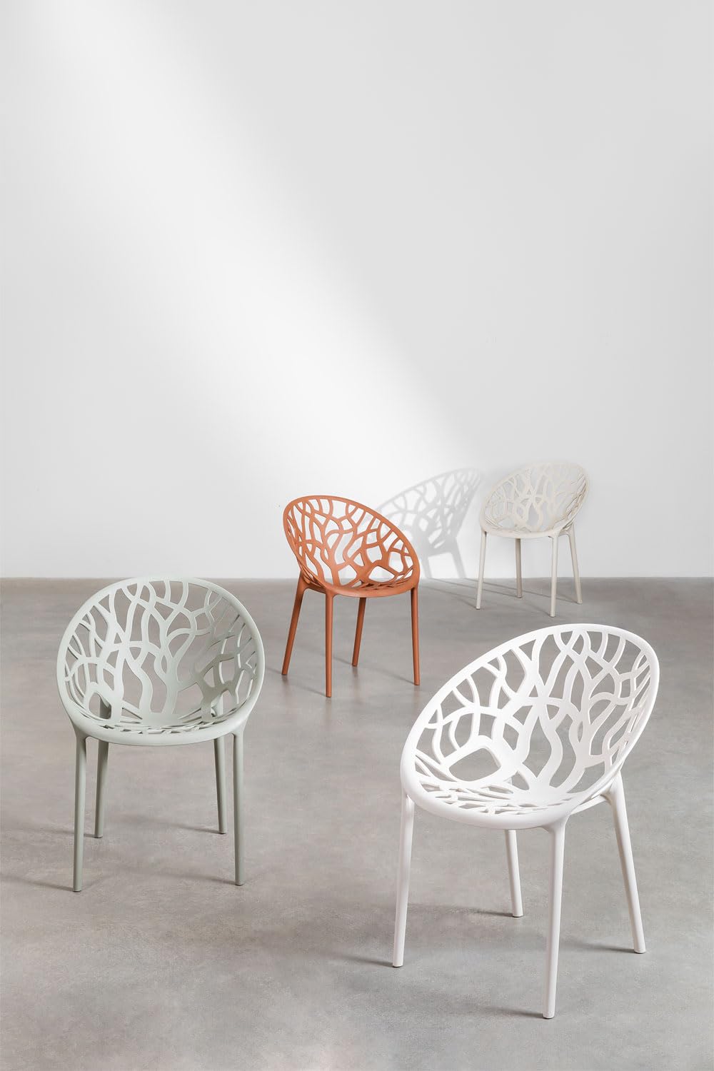 SKLUM Pack de 2 chaises de Salle à Manger empilables Ores -