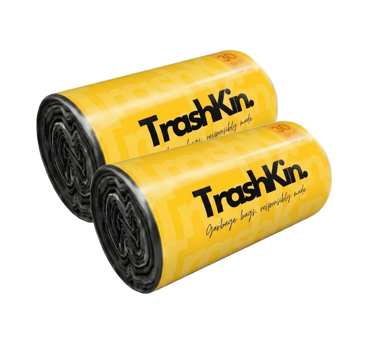 Biodegradable Garbage Bags Medium Size, Dustbin Bags for Wet & Dry Waste, Black, 19x21 Inches, 60 Count (30 Bags x 2 Rolls) - Strong, Leak-Proof, Tear-Resistant-picture-26