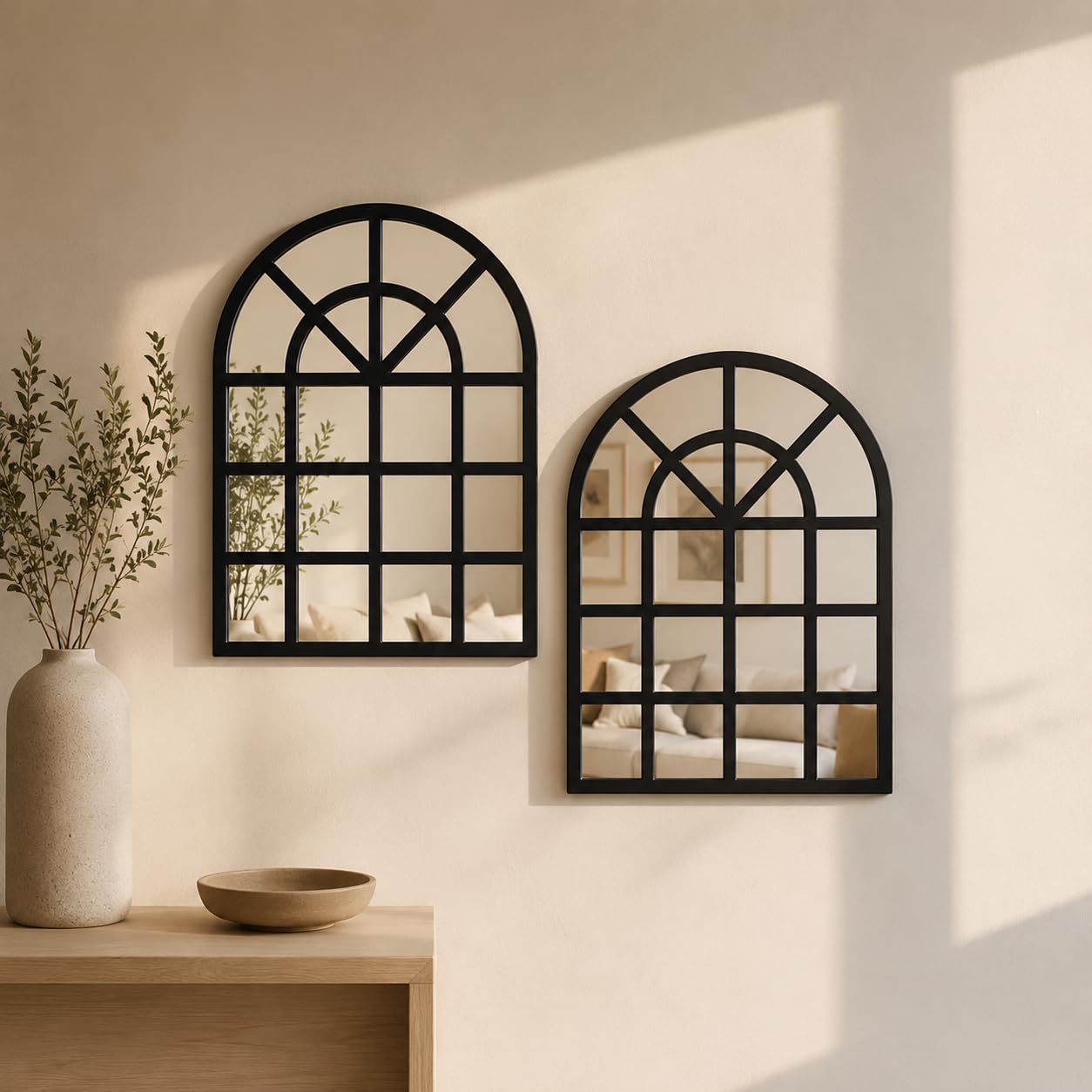 Home Decoration Items for Living Room | Wall Hanging Decoration | Jharokha Wall Decor for Living Room | Decorative Mirror for Wall | Wall Decor Items for Bedroom-picture-18