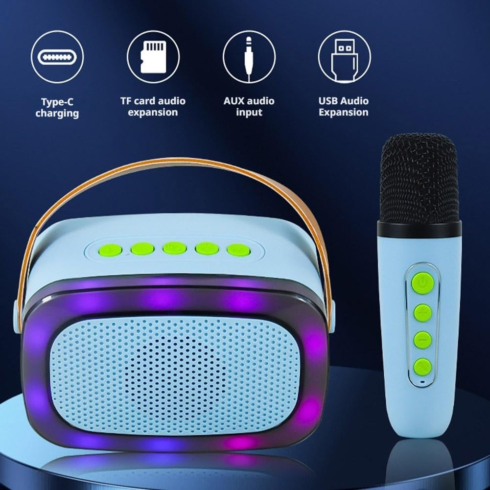 Set di batteria virtuale ad aria con bacchette RGB Bluetooth e pedali – Batteria elettronica portatile ricaricabile con rilevamento del movimento, divertente strumento per la pratica, regalo per