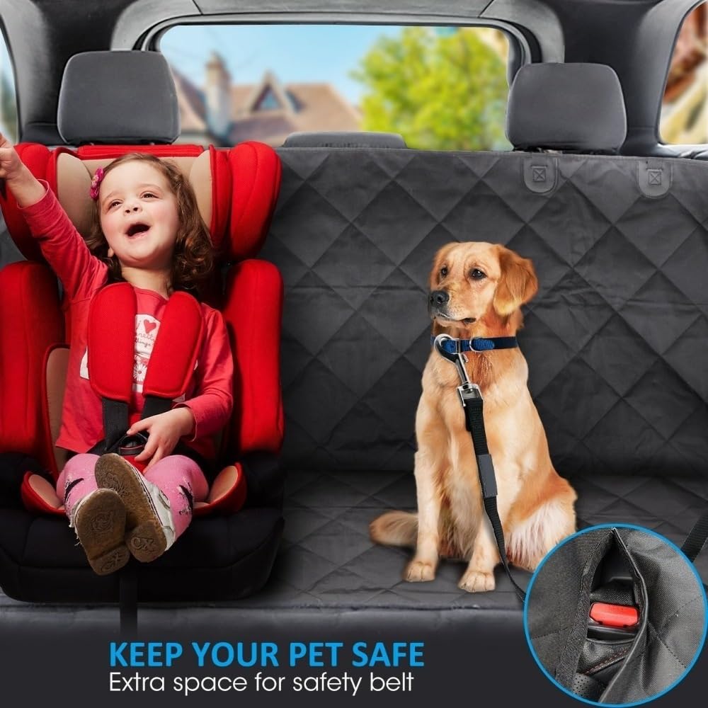 Funda Asiento Coche Perro Funda de asiento de coche para perro, transportador de mascotas de malla, alfombrilla para asiento trasero de coche, Protector de cojín para hamaca Cubre Asientos Coche Perro
