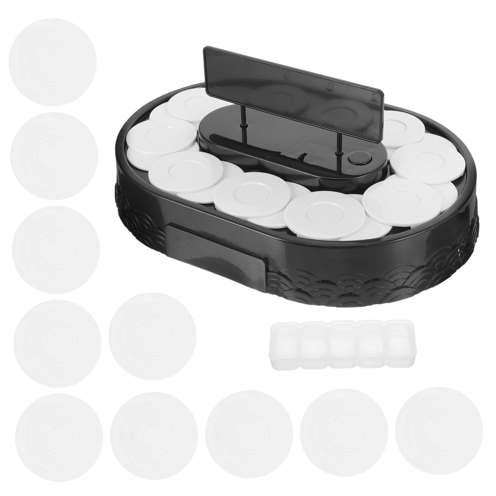 Alipis Espositore Rotante Automatico per Dessert, Plastico