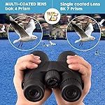 10x42 Binoculars for Adults - Professional HD Roof BAK4 Prism Lens Binoculars for Bird Watching, Hunting, Travel, Sports, Cruise, Concert, with Carrying Bag - Image 3