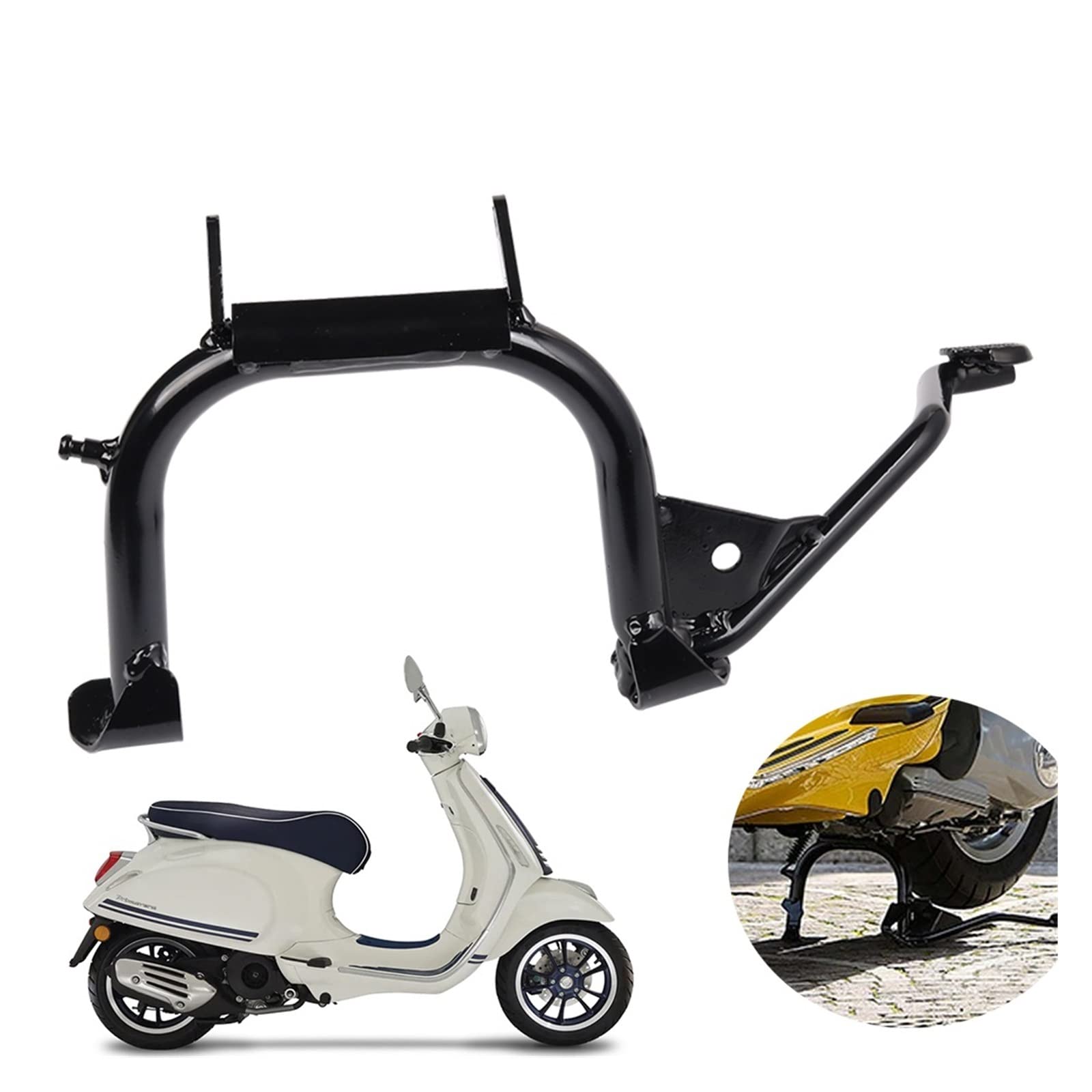 Motorcycle Kickstand Center Central Parking Stand Compatible With Vespa Sprint 150 Primavera 150 2013-2022 Accessories Holder Support