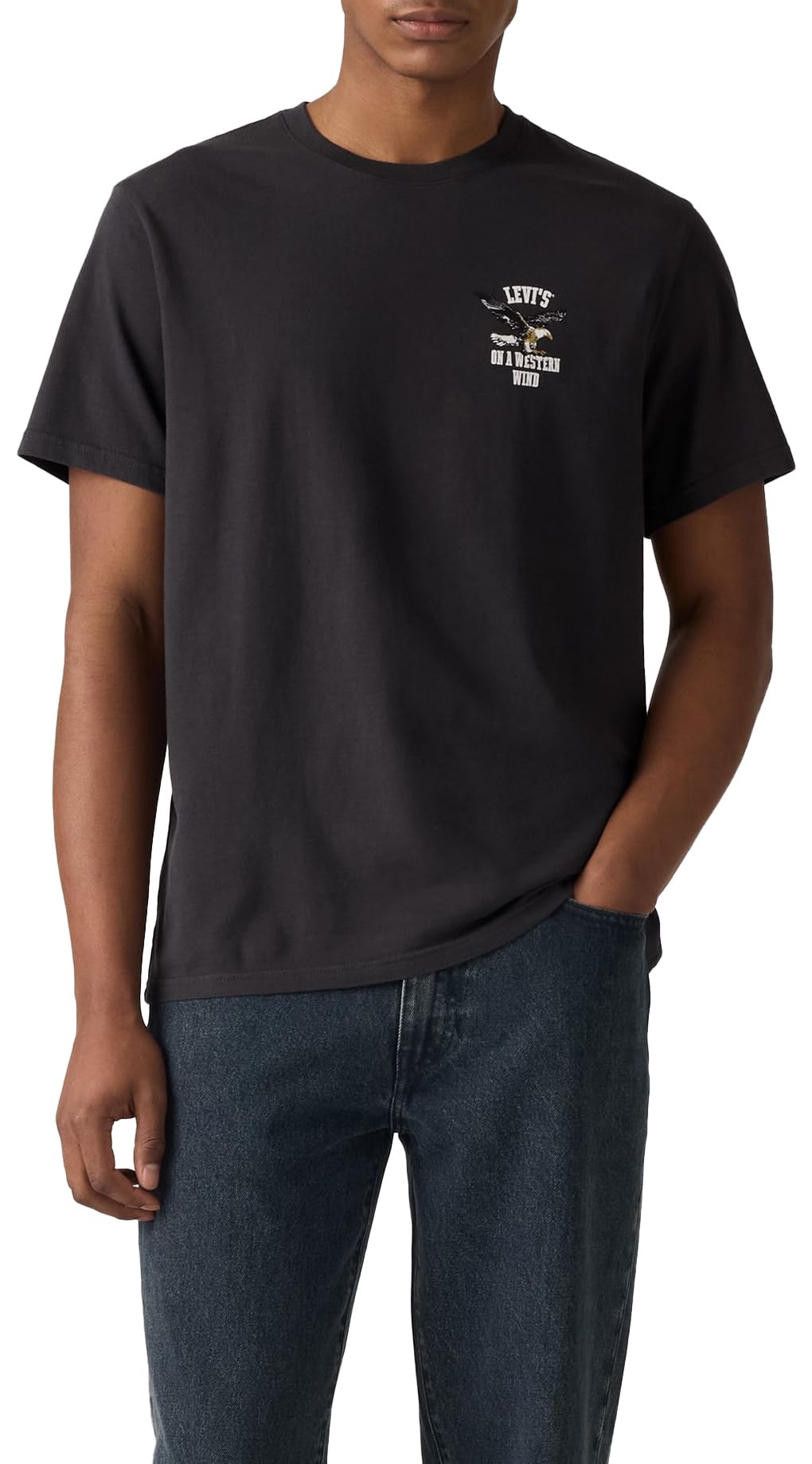 Levi's SS Relaxed Fit Tee Western Wind Eagle 1, Western Wind Eagle 1, L