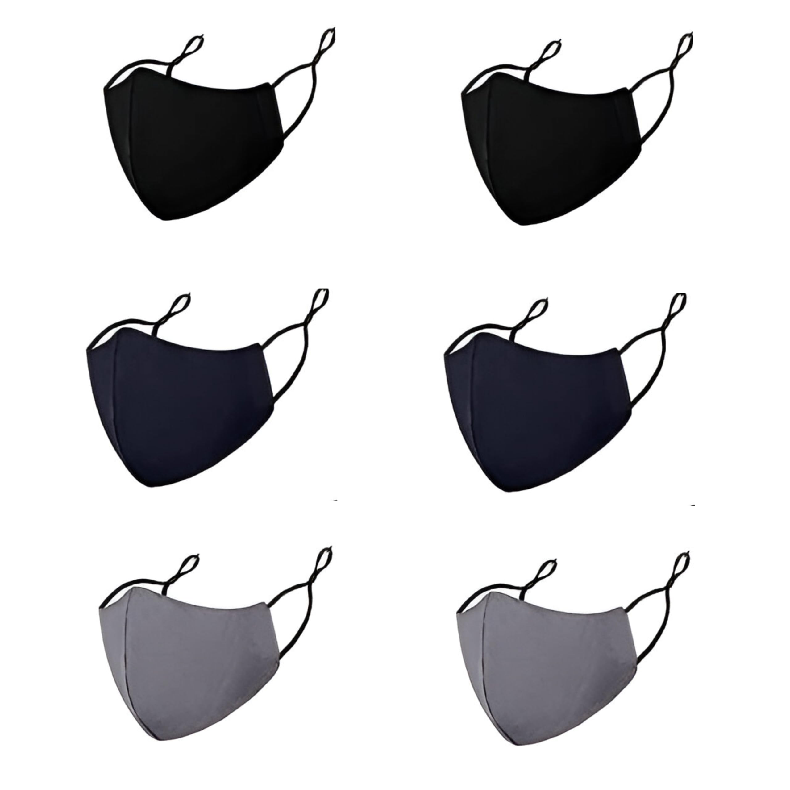 Dark Colour Mix Cotton Mask, Hosiery Cotton Mask, Reusable and Washable Face Masks Breathable & Flexible fit Face Mask for Men & Women.-image-20