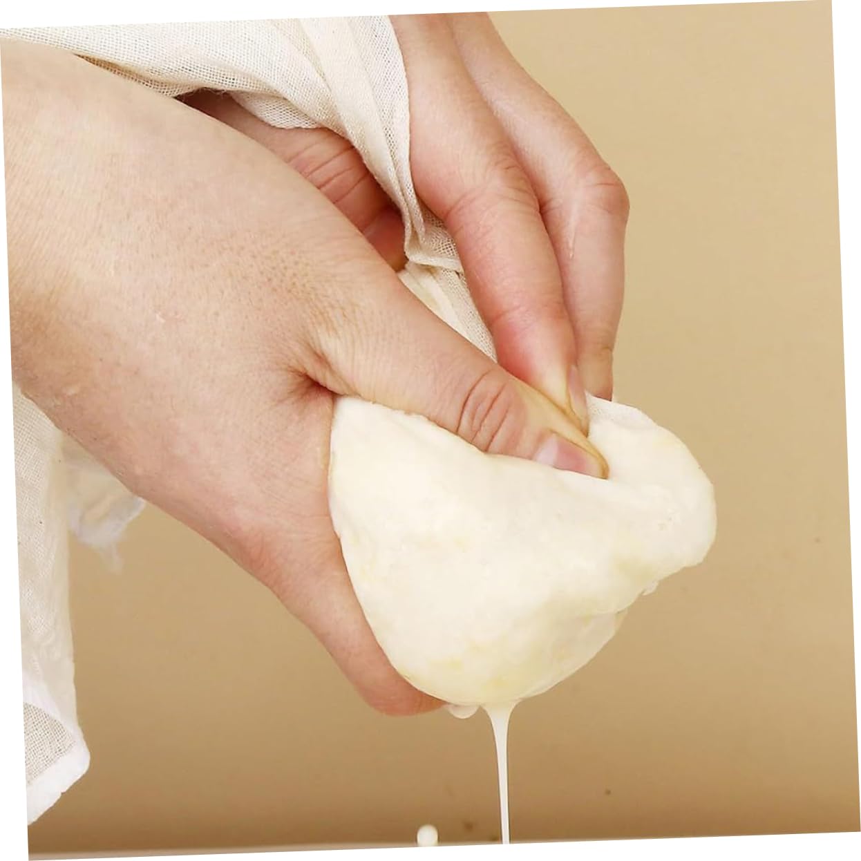 MOLUCKFU 10pcs Reusable Cheesecloth Unbleached Straining Cloth for Yogurt Tofu Cooking Food Filtering Multi-functional Kitchen Tool for Juicing and Cheese Making