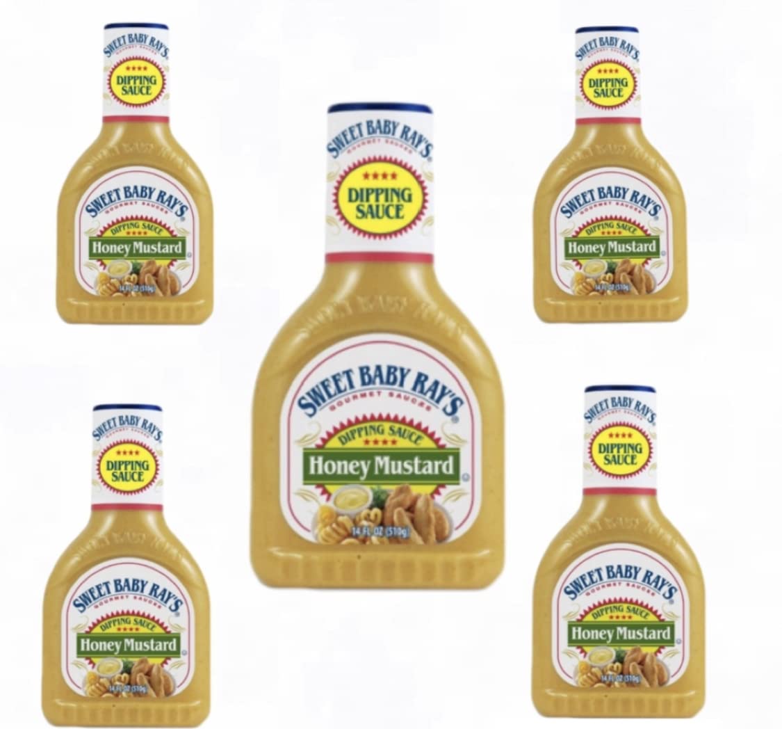 Sweet Baby Ray's Honey Mustard Dipping Sauce (Pack of 5