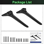 TV Stand for Hisense TV Legs, TV Stand Legs for Hisense 32" 43" 50" 55" 58" 65" Roku TV, for 50R6E3 55R6090G 55R6G 55U6GR5 58R6E3 32H4030F3 65R6090G5, with Screws