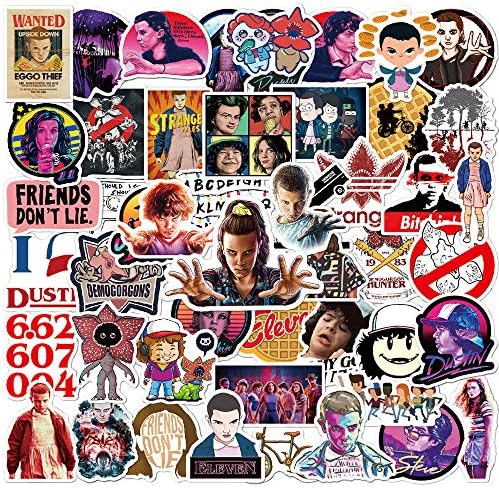 Stranger Things Stickers for Luggage Skateboard,Graffiti Decals for Car Sticker Motorcycle Bicycle Notebooks,Computers,Phone,Cars.(50pcs)