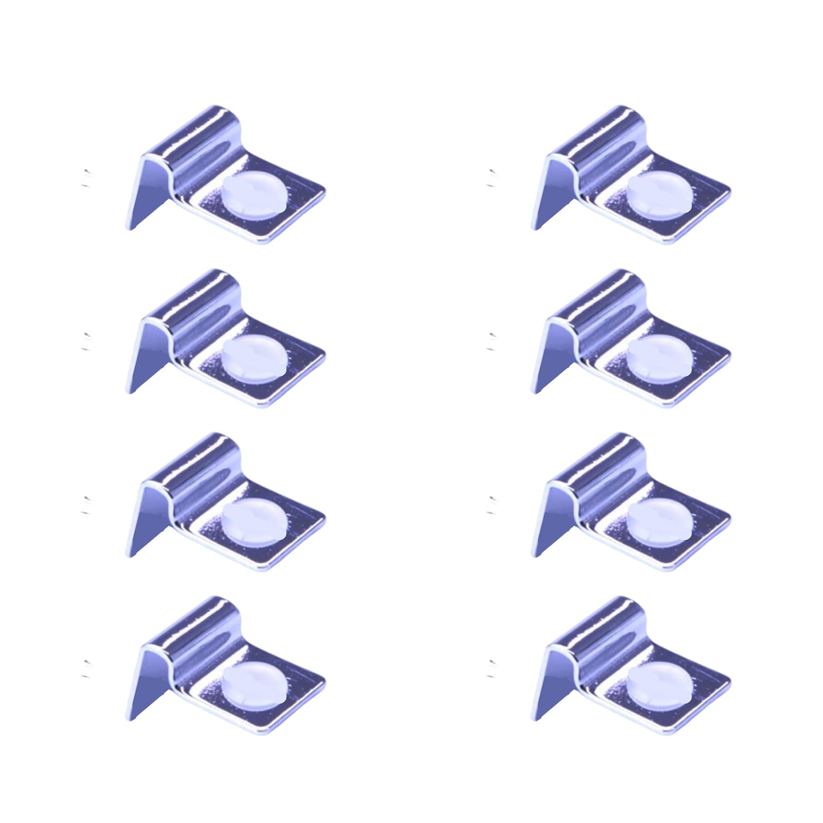 Oxxggkao Practical Tanks Lid Clip 8pcs Rustproof Fishtanks Glass Cover Holders Clamps for Frameless Aquariums Secure Fastening Aquarium Glass Lid Holders