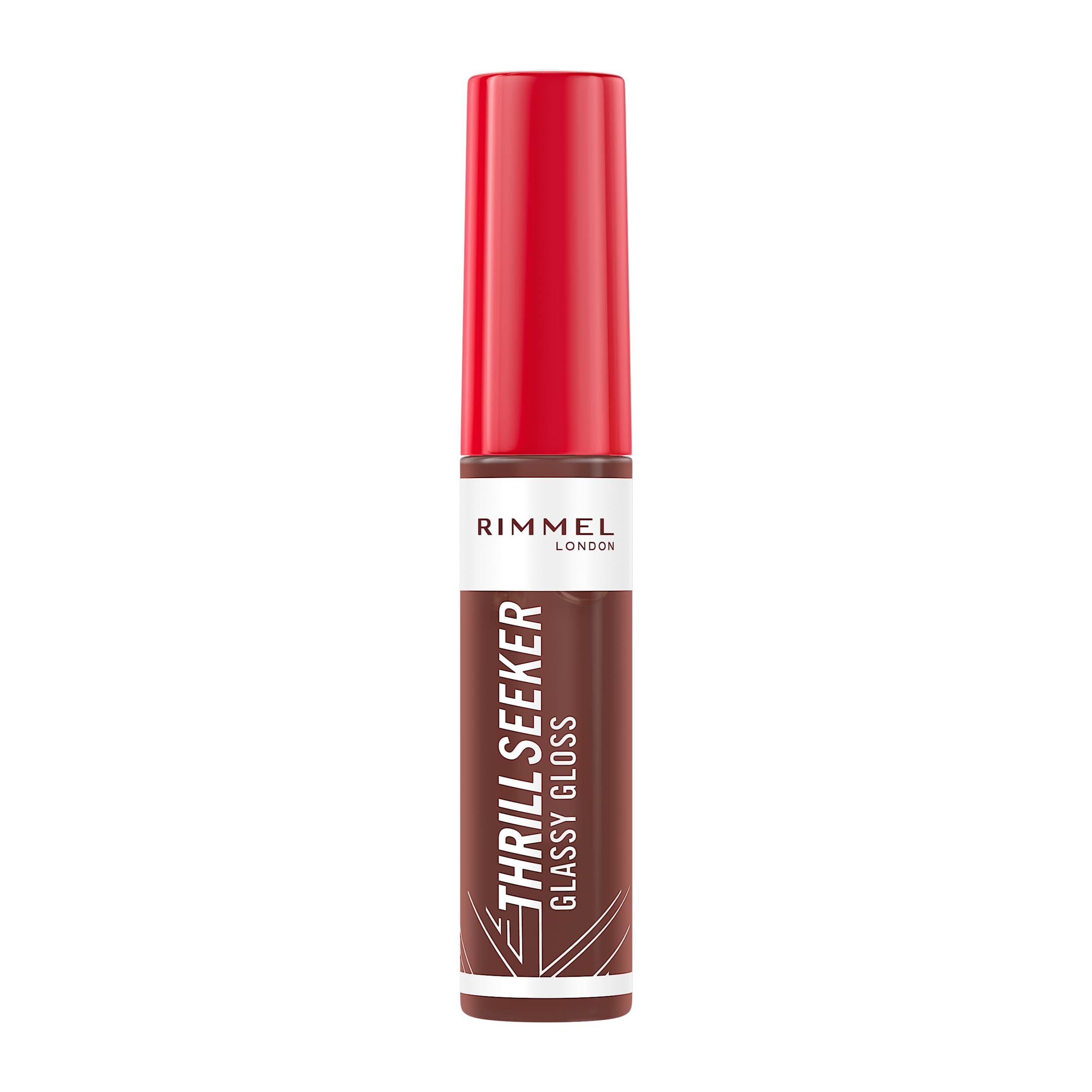 Rimmel London, Thrill Seeker Glassy Gloss Brillo de Labios Chocolate Glaze 800 10ml