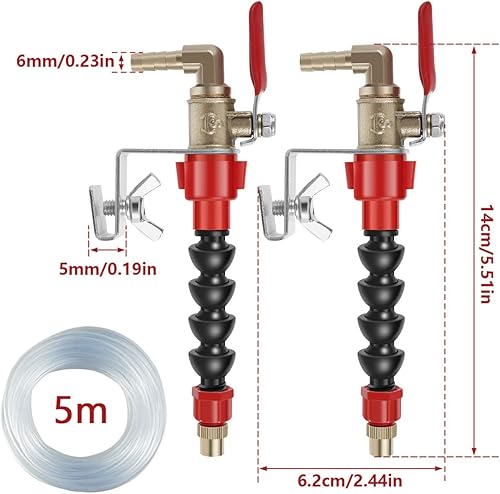 Miniatura 2 de Dust Remover Water Sprayer for Cutting Machine, Cutting Machine Misting System Water Sprayer, Universal Dust Remover Water Sprayer System Nozzle,