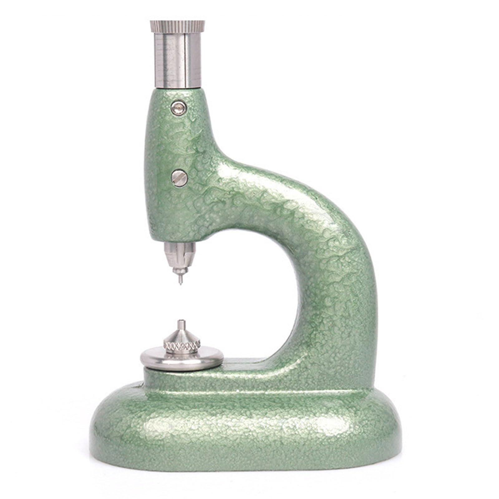 Set de prensa de reparación de relojes de aleación de aluminio, 48 sellos de joyería, diseño ergonómico para cerrar cajas de relojes y mantenimiento de joyas, herramienta de joyería relojera