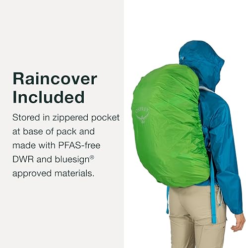Miniatura 5 de Osprey Hikelite - Mochila de senderismo ligera de 32 litros, mochila de viaje duradera con cubierta para lluvia para hombres y mujeres,