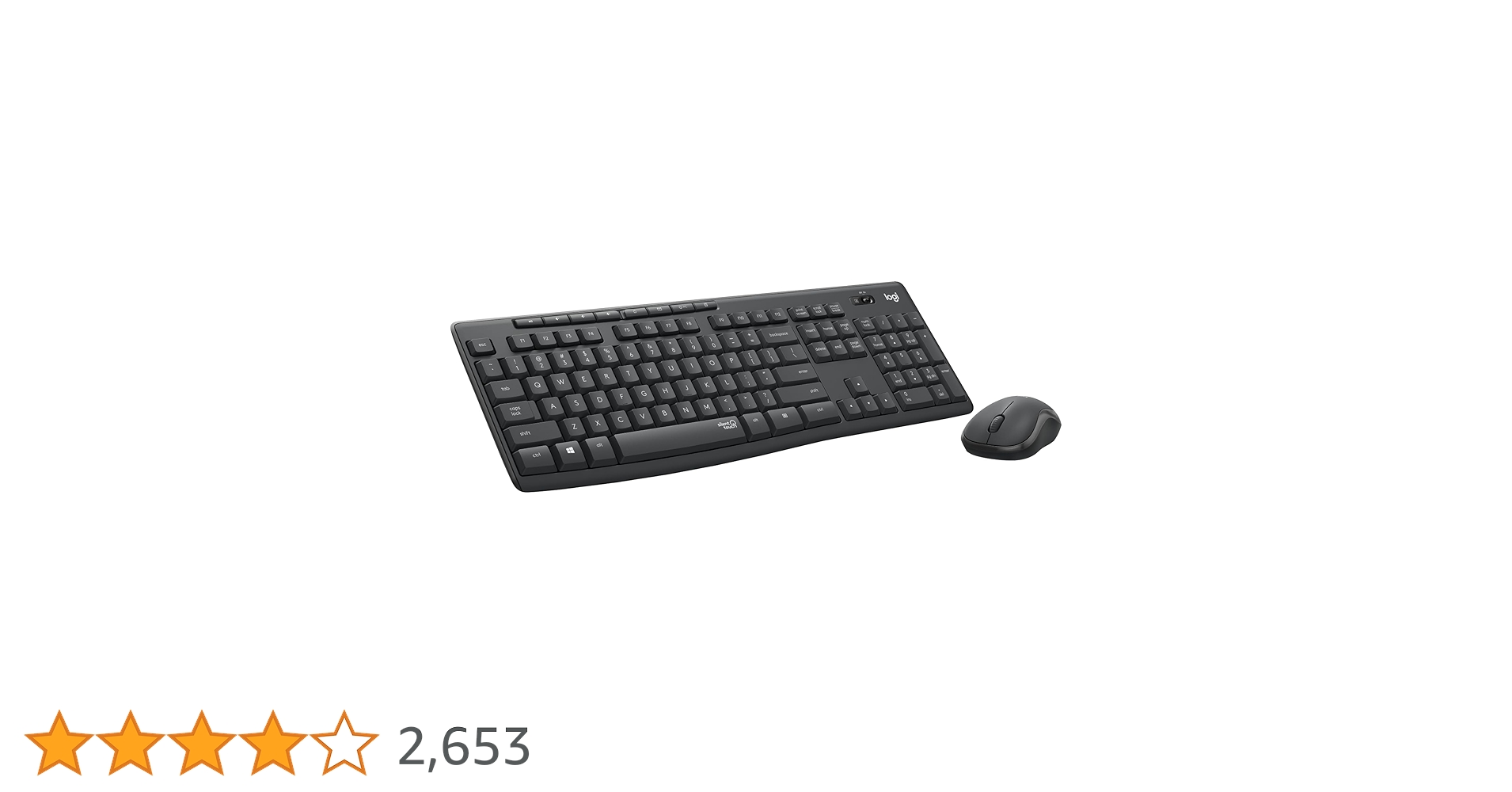 Logitech 920-009814 MK295 Silent Touch Wireless Keyboard and Logitech 920-009814 MK295 Silent Touch Wireless Keyboard and