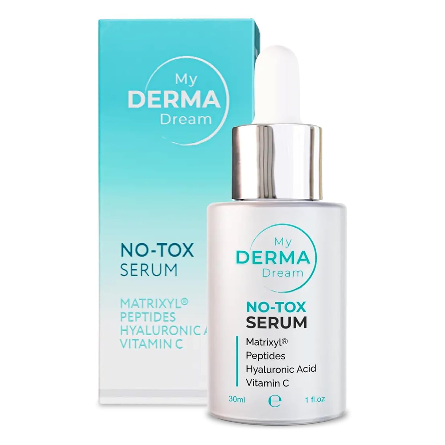 My Derma Dream No-Tox face serums for anti aging | wrinkle reduction anti aging serum | Supports natural repair & Crafted to ignite a boost in collagen synthesis | Fourth of July Celebration