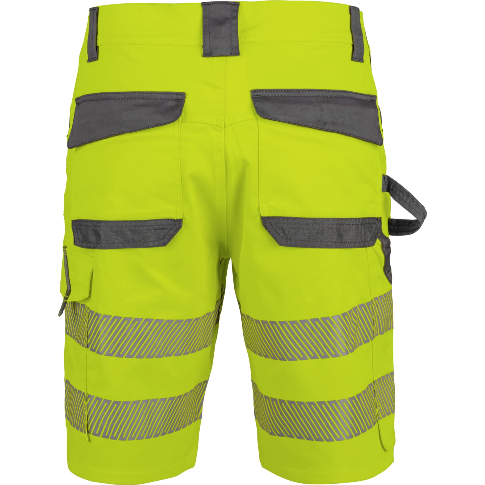 WÜRTH MODYF Warnschutz Arbeitsshorts Neon EN 20471 1 - professionelle Arbeitshose für Herren - Warnschutzhose mit Reflektoren - in den Größen 40-66 in Gelb und weiteren Farben