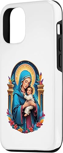 Miniatura 2 de Funda para iPhone 14 Ave Maria Schubert Latin Mass Blessed Mother Hail Mary Lady