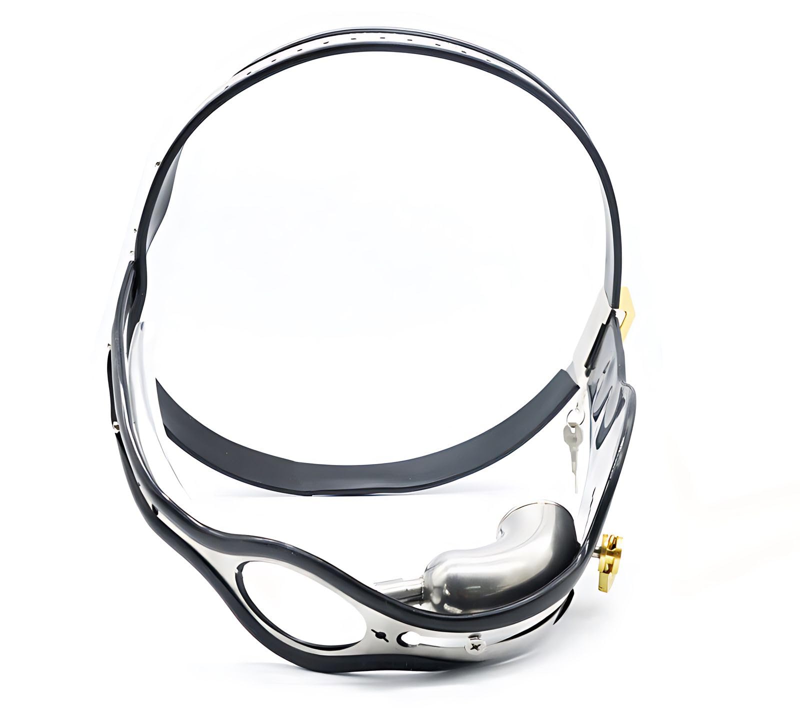 Ceinture de chasteté dissimulée SM avec cage à pénis amovible en acier inoxydable et plug anal, ceinture de chasteté de bondage, jouets sexuels for hommes et couples