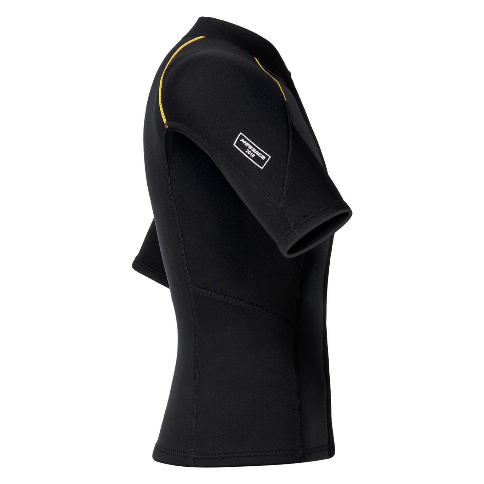 Jugaoge Top de Wetsuit Homme 1.5 mm Neoprène Haut de Combinaison Plongée Veste Manches Courtes Sport Nautique Surf Snorkeling