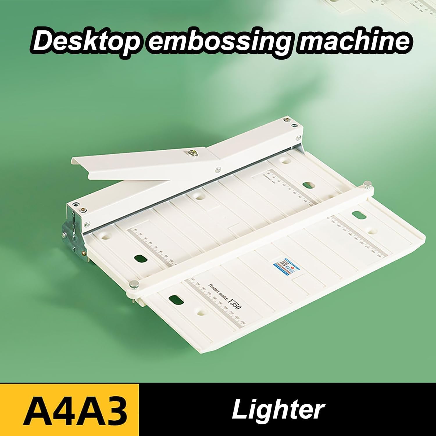 Creaser Scorer - Piegatrice manuale per carta, strumento per piegare e segnare fogli A4/A3, con guida precisa del righello, per carta A4, pressa per libri, piegatura e lavorazione di biglietti