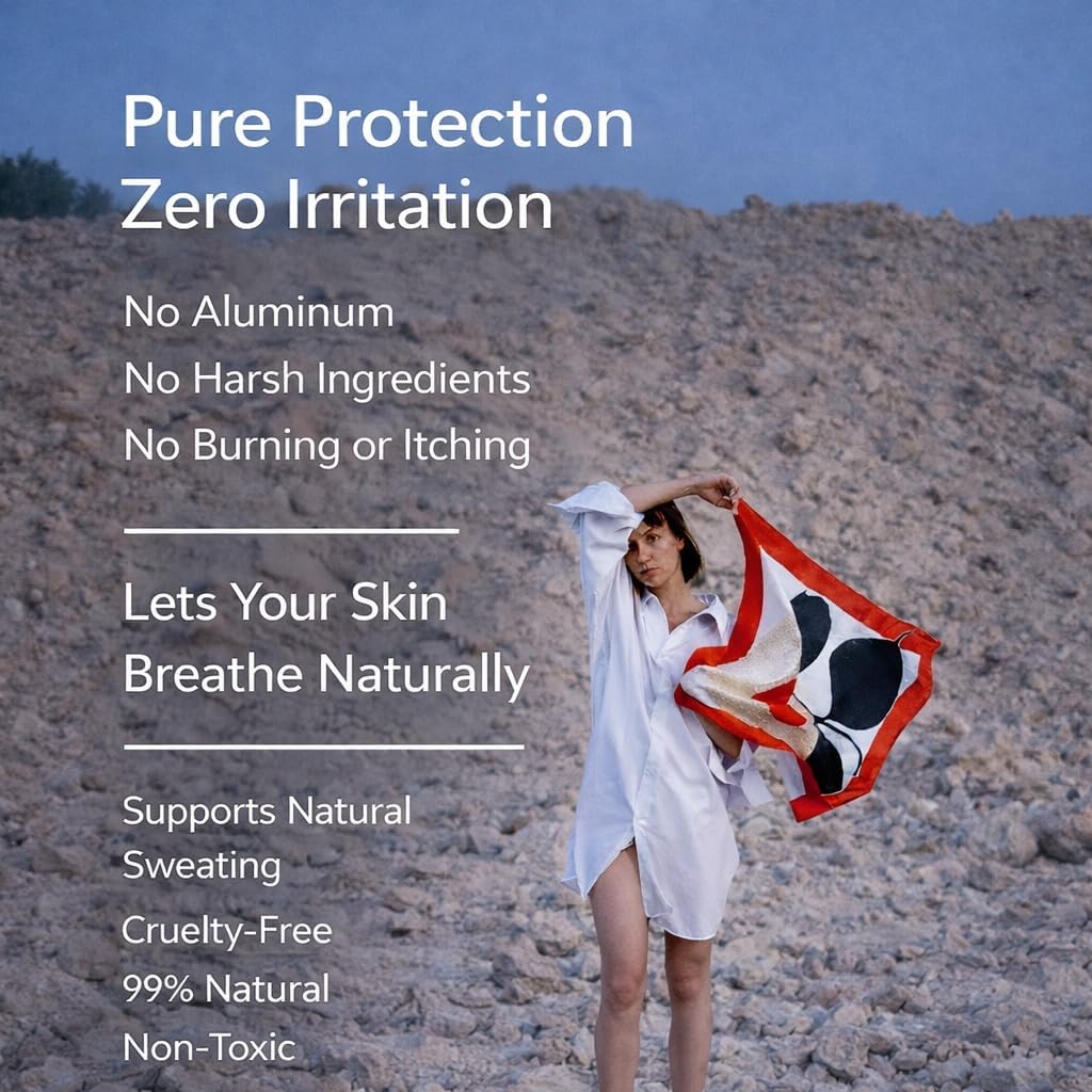 KØØZMETIK Z2 Natural Deodorant Spray For Women & Men | 99% Natural, Aluminum-Free & Cruelty-Free | Tea Tree, Mint, Orange, Peach | Long-Lasting & Gentle Odor Protection | 50 ml (1.7 oz) - Image 5