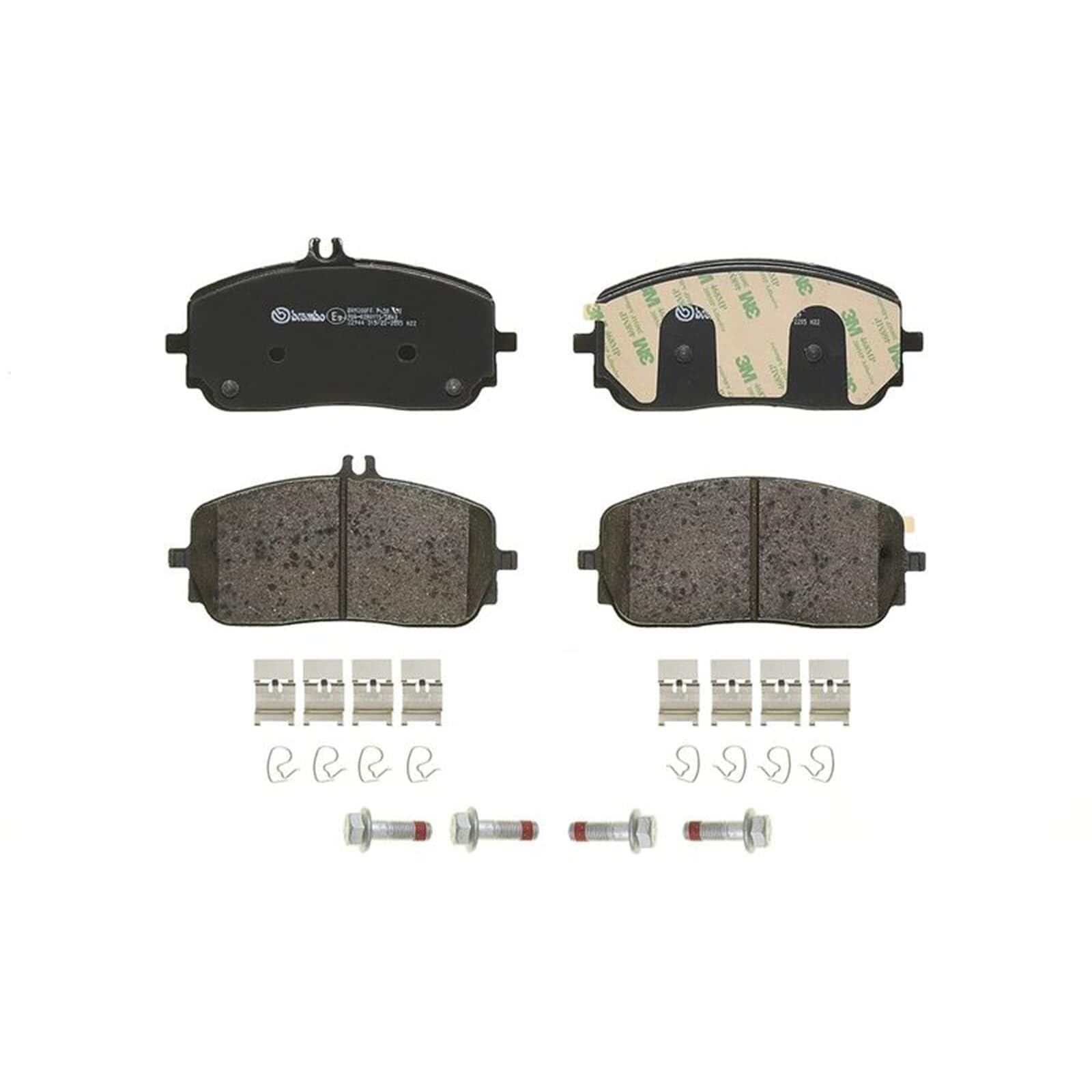 Brembo - Prime - P 50 152 - Pastiglia Freno - Anteriore, set di 4 | Compatibile con: MERCEDES-BENZ A-CLASS, A-CLASS Stufenheck, B-CLASS Sports Tourer, CLA, CLA Shooting Brake, EQA, EQB, G-CLASS