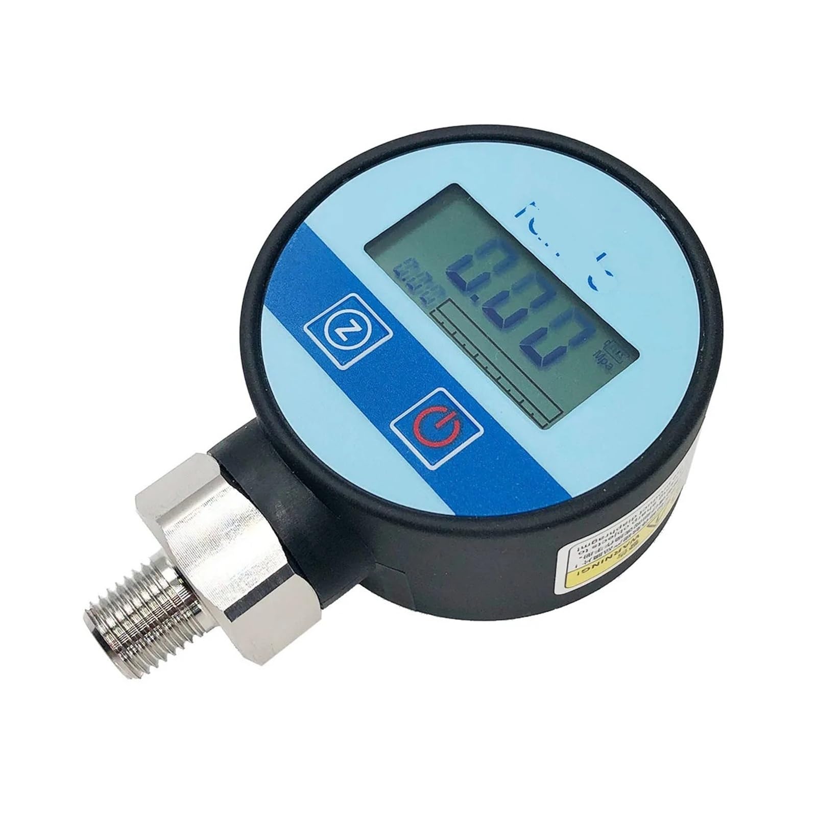 Manómetro de presión digital DR3701 de 68 mm con pantalla LCD de 4 bits(0-1MPA,1-8 NPT)