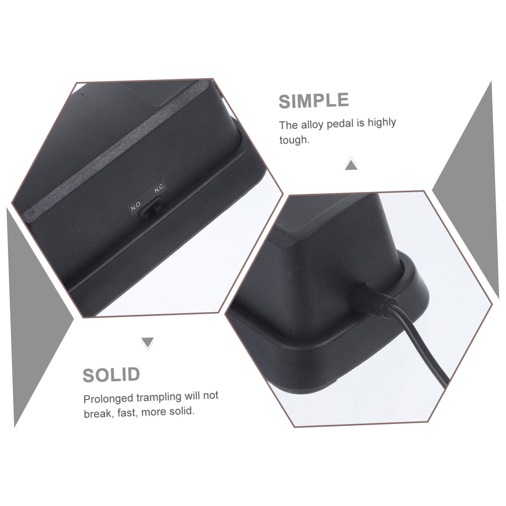 FAVOMOTO Alloy Sustain Foot Pedal Pedal for Keyboard Piano Digital Piano Accessory Random Style