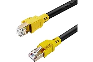 12ft Cat 8 Ethernet Cable 26AWG 40Gbps 2000Mhz