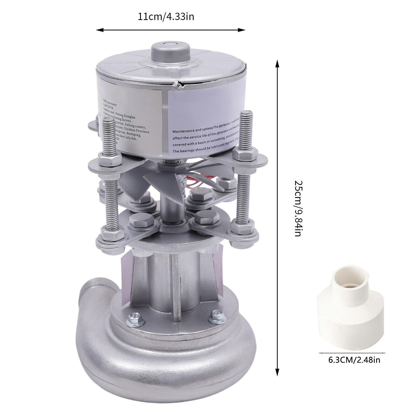 Micro Générateur Électrique 220 V,2kw À 20 Kw,Turbine Hydro,Usage