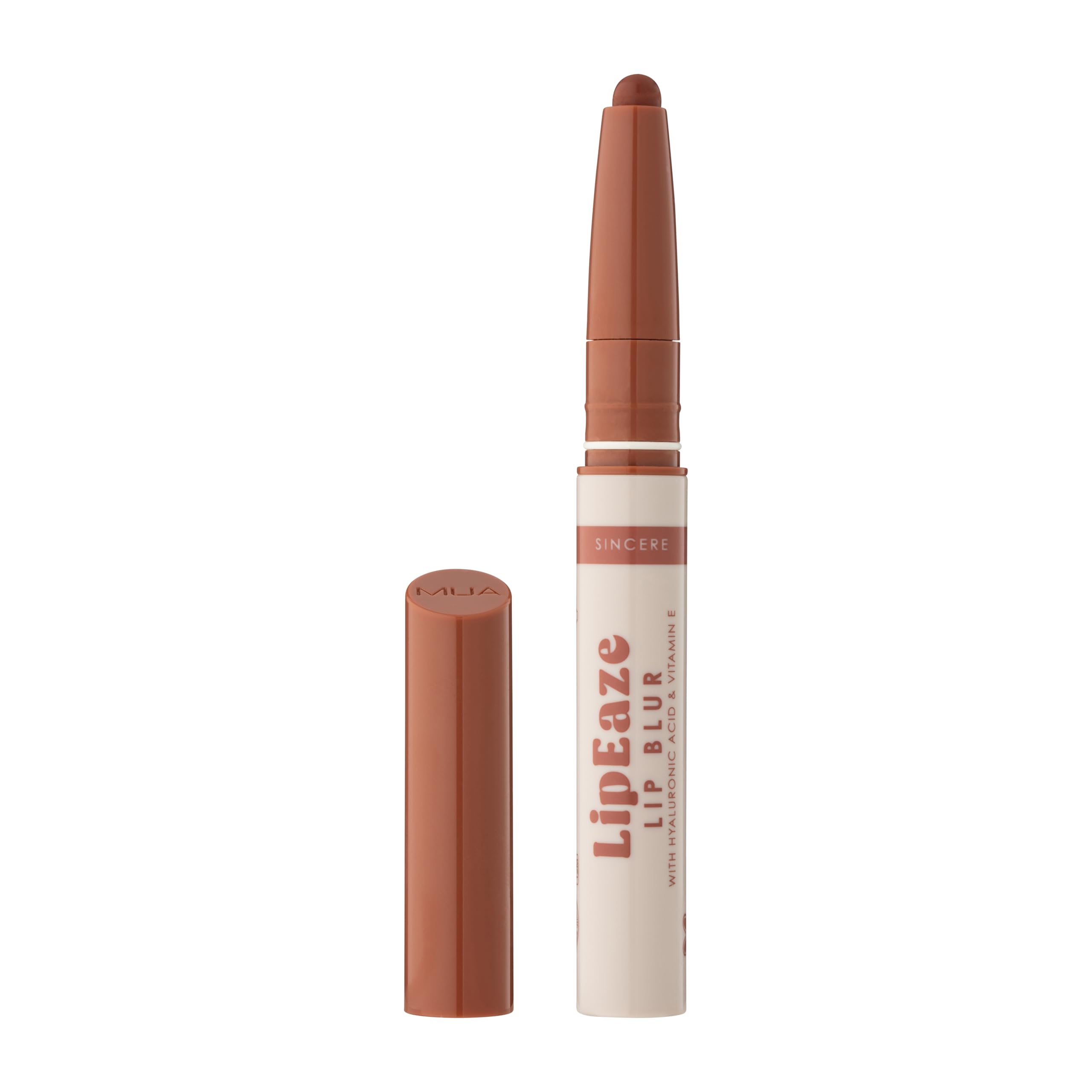 MUA Makeup Academy LipEaze Lip Blur Liner, Sincere - Matte Liner with Hyaluronic Acid & Vitamin E, Vegan & Cruelty Free (Pack of 1)