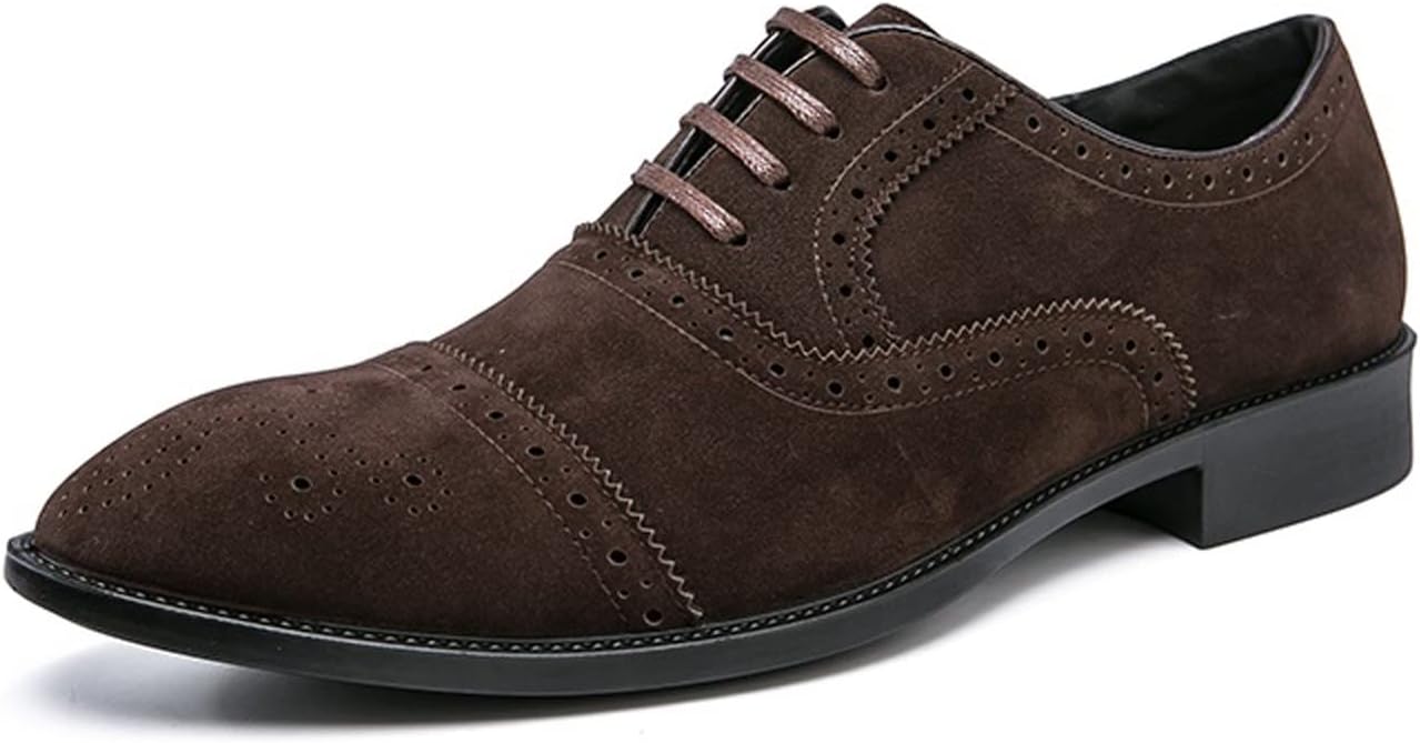 Mens Shoes Men's Comfortable Pointed Fashion Shoes Non-Slip Casual Fashionable Light Dress Flat