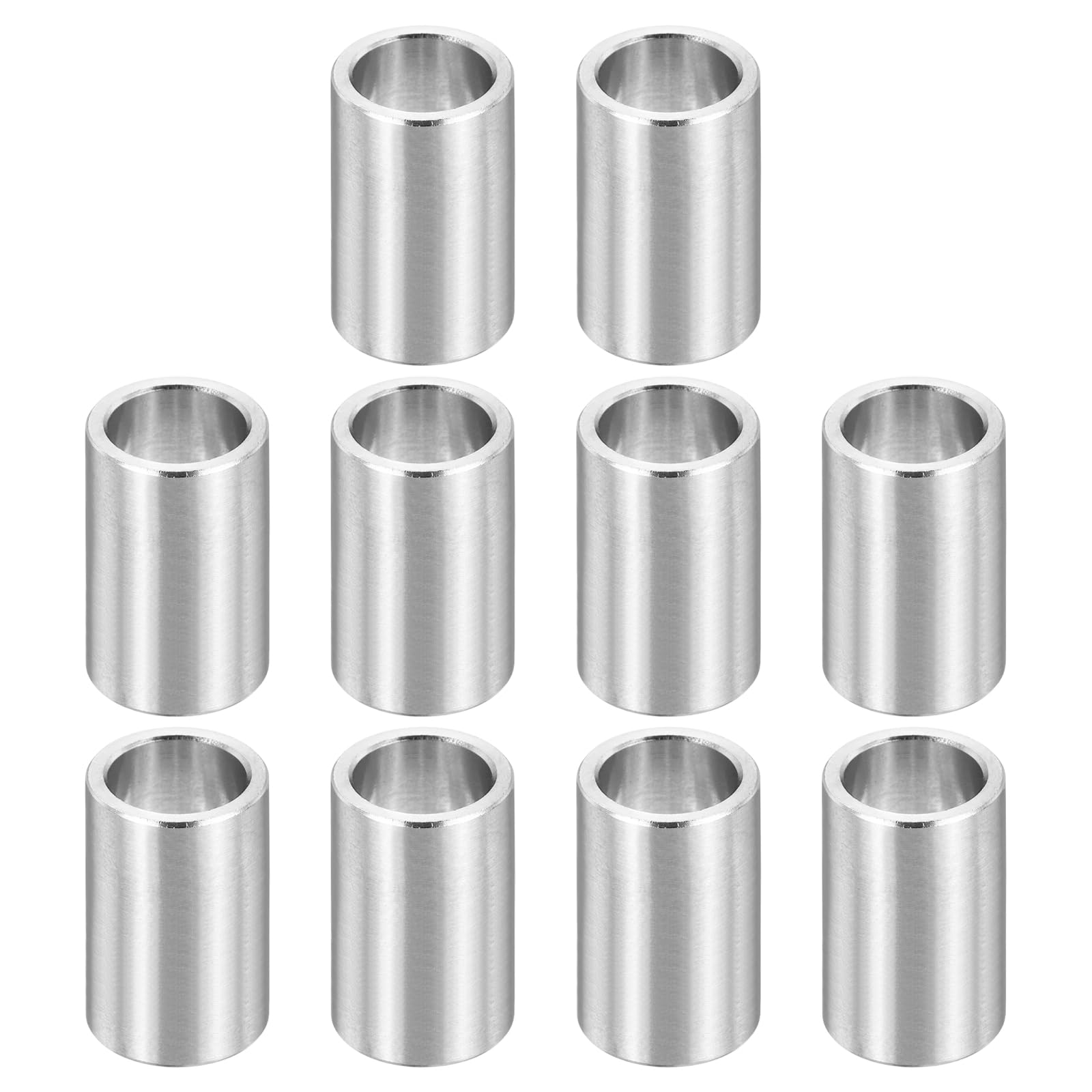 PATIKIL M12 Stainless Steel Spacers, 12Pcs Metal Spacer 12mm ID x 16mm OD x 25mm l Screw Standoff for 1/2" or M12 Screw