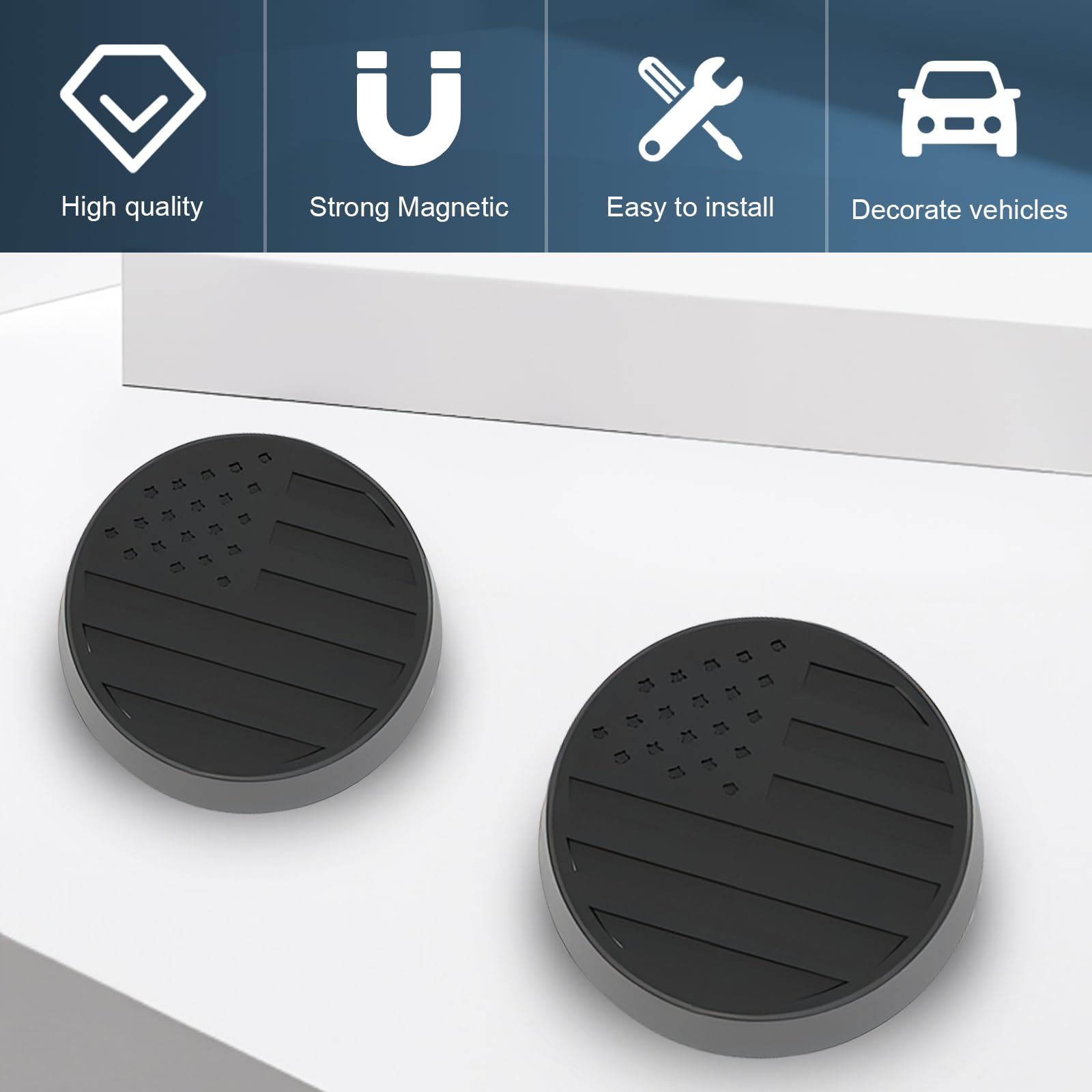 Snapklik.com : Dawfall 3 PCS American Flag Car Keyhole Covers ...