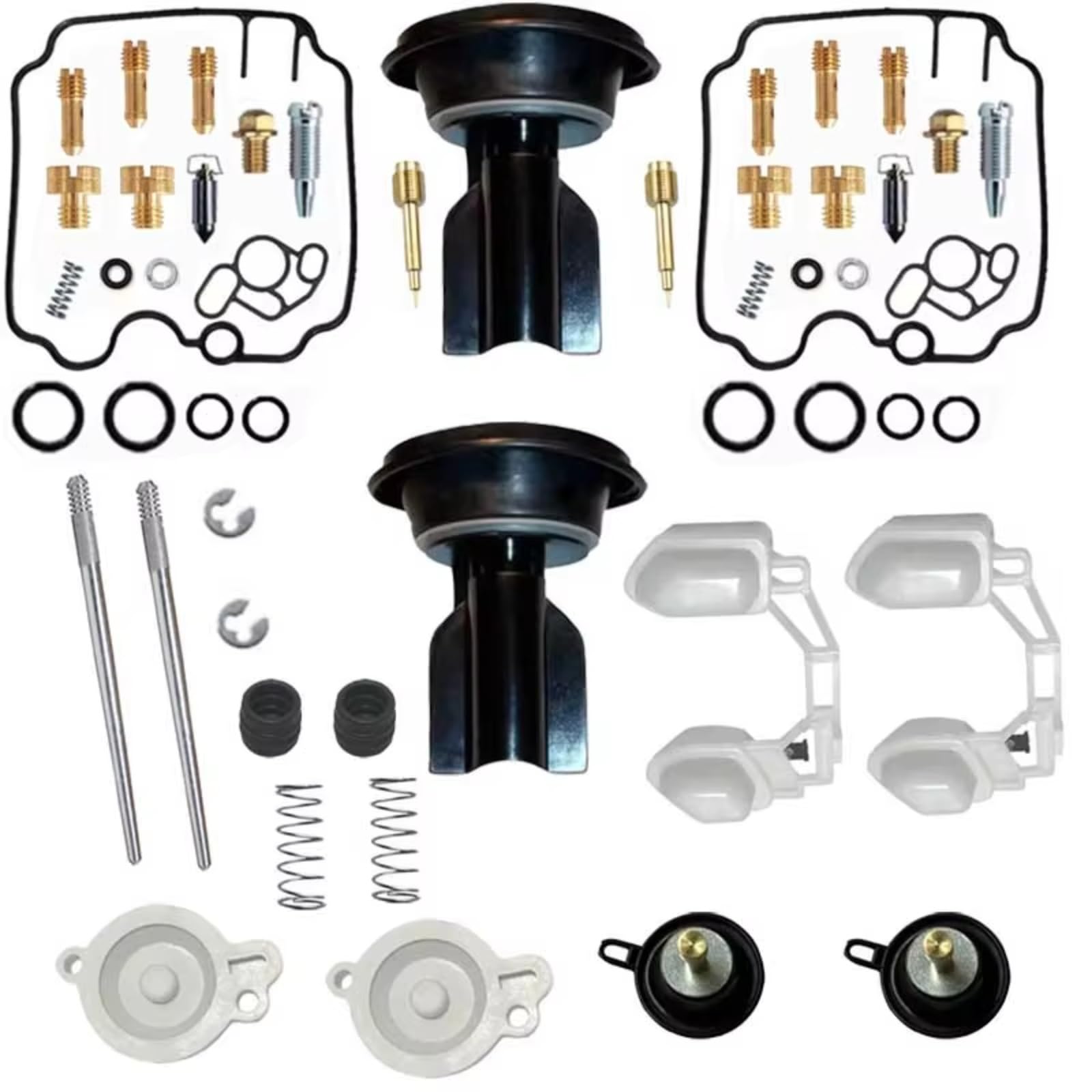 Moto Kit Di Riparazione Carburatore Per DUCATI Per MONSTER 600 1993-2001 Carburatore Stantuffo Membrana Ricostruire Parti Carb Parti di Ricostruzione(Set 4)