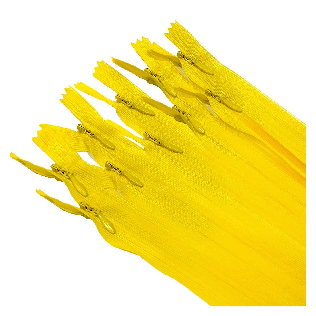 10 Fermetures Éclair Fermées Invisibles, Plusieurs Tailles Et Couleurs Disponibles, N. 3, Fermeture Éclair Fine, Élégante Et Discrète Pour La Couture De Vêtements, Robes, Couture, (18 Cm, 101332