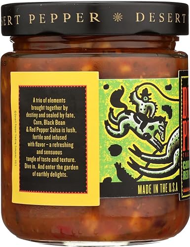Miniatura 2 de Desert Pepper Trading Salsa Maíz Frijol Negro Pimienta Roja -- 16 oz - 2 piezas