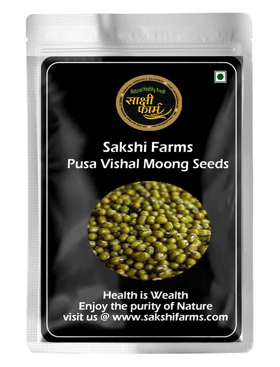 Sakshi Farms | Pusa Vishal Moong Seeds Variety | For Sowing, Farming & Agriculture (Kheti) | 1kg-image-44