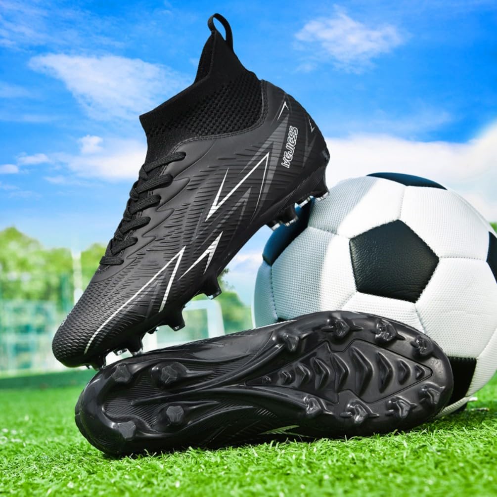 Fußballschuhe Herren High Top Professionelle Fussballschuhe Jugendliche Athletics Trainingsschuhe Outdoor Sport Kunstrasen Football Schuhe Fußball Stiefel