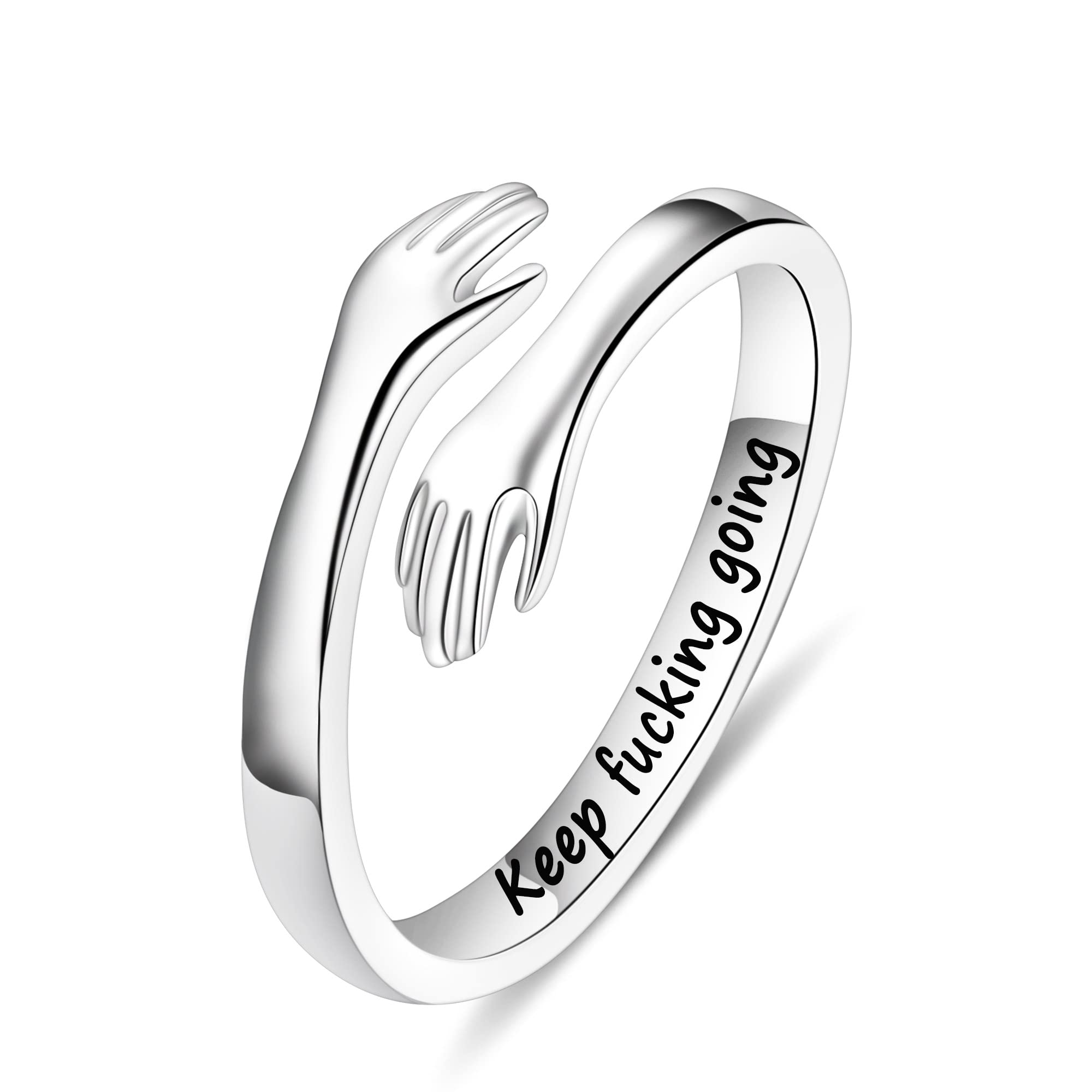 Ring Motivation Snapklik.com : Yesteel Inspirational Gifts Motivational Spiritual ...