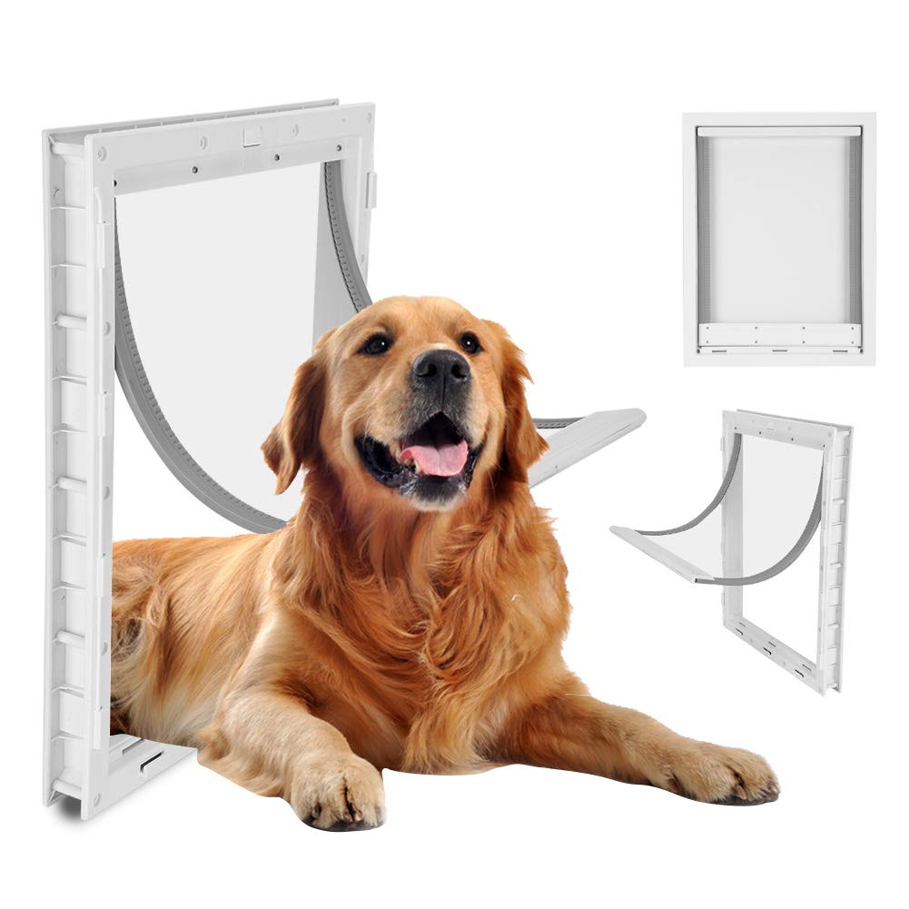 Jacksking Large Pet Door, Quiet Wall Entry Pet Door Installation Simple