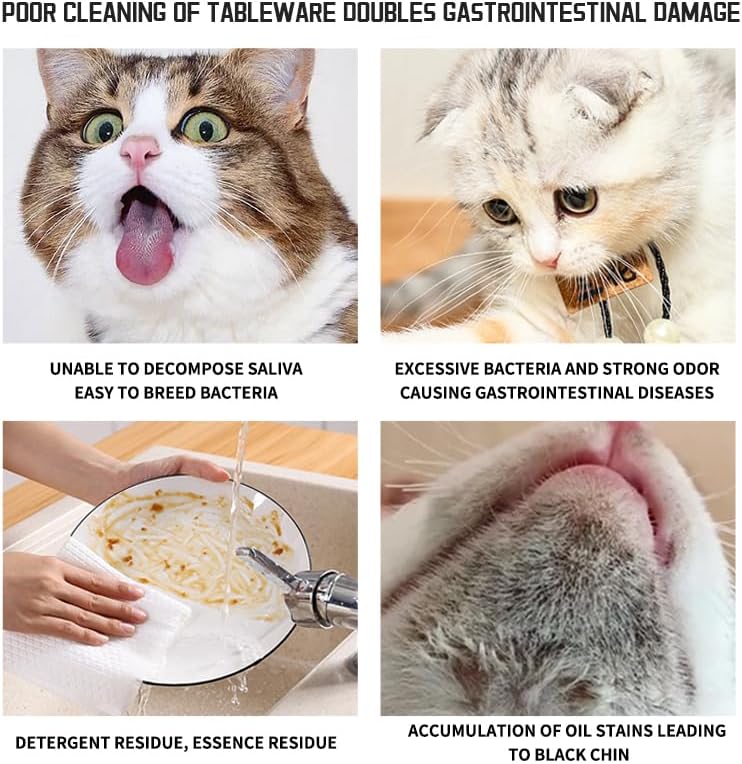 LEAFAX 3 * 300ml Pet Bowl Cleaner