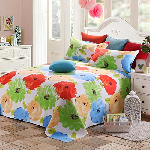 Drap de lit en coton hiver chaud drap toile coton rembourré 150x235cm
