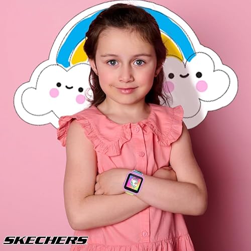 Miniatura 3 de Accutime Skechers Kids - Reloj inteligente con pantalla táctil de aprendizaje educativo para niñas, niños, niños pequeños, cámara para selfies