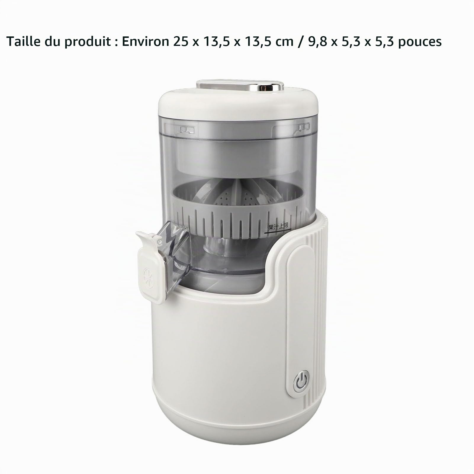 Presse-agrumes électrique étanche, Presse-agrumes Rechargeable par USB à Moteur à 360 Degrés, Mini Presse-agrumes Portable de 500 Ml pour Orange, Citron, Citron Vert, Pamplemousse