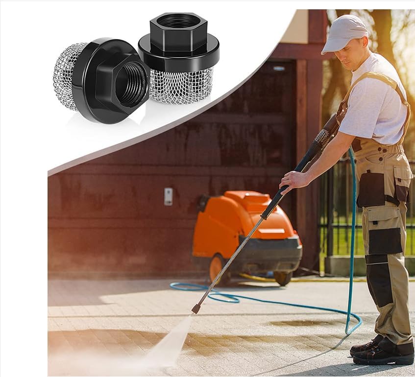 Miniatura 2 de Pilipane Accesorio de filtro de sedimentos,Filtro de sedimento Línea de fijación Filtro de manguera de agua,Filtro de entrada de manguera Filtro de